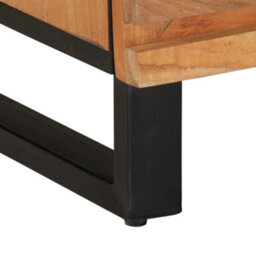 Berkfield Tv Cabinet 70X34X46 Cm Solid Wood Acacia - thumbnail 9