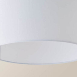 Valuelights Reni White Fabric Drum Ceiling Lamp Shade (D)35Cm - thumbnail 5