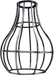 Ledsone Vintage Metal Lampshade Retro Industrial Bradbury I Borstal Silver - thumbnail 7