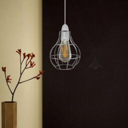 Ledsone Vintage Metal Lampshade Retro Industrial Bradbury I Borstal Silver - thumbnail 4