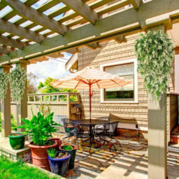 4 Pack Outdoor Wedding Decorations, Artificial Lavender Vine For Wall Hanging, White - thumbnail 5