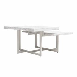 Dorel Home Brielle Coffee Table White Faux Marble - thumbnail 6