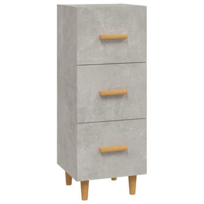 Berkfield Stylish Sideboard Concrete Grey 34.5X34X90 Cm Engineered Wood - image 1