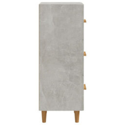 Berkfield Stylish Sideboard Concrete Grey 34.5X34X90 Cm Engineered Wood - thumbnail 7