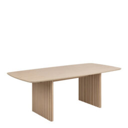 Furniture To Go Christo Dining Table In Oak With A Oak Lacquered Veneer Base - thumbnail 1