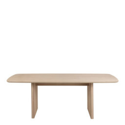 Furniture To Go Christo Dining Table In Oak With A Oak Lacquered Veneer Base - thumbnail 2