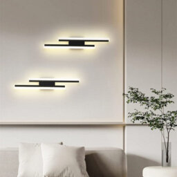 Pheashine Black Led Wall Light 16W 3000K Warm Acrylic Long Design 220V - thumbnail 3