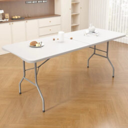 6Ft Heavy Duty Plastic Folding Table Portable Garden Camping Picnic Party Bbq - thumbnail 2