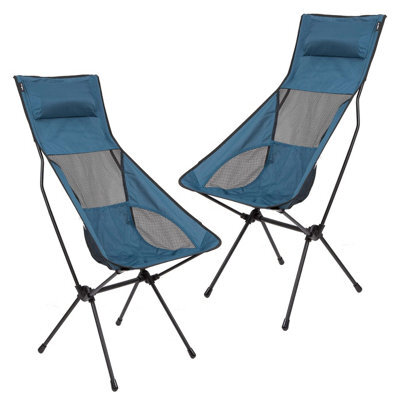 Pack Away Outdoor Portable Camping Chair With Carry Bag (Blue) Of - image 1