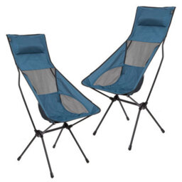 Pack Away Outdoor Portable Camping Chair With Carry Bag (Blue) Of - thumbnail 3