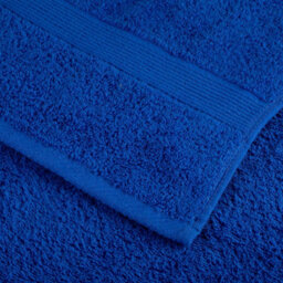Berkfield Premium Hand Towels Solund 2Pcs Blue 50X100Cm 600Gsm - thumbnail 5