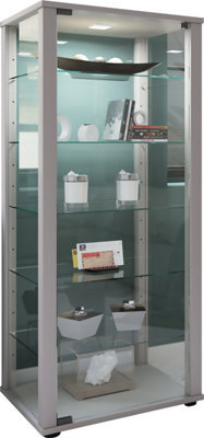 Vcm Wood Glass Showcase Collection Display Case Kavisa L - image 1