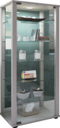 Vcm Wood Glass Showcase Collection Display Case Kavisa L - thumbnail 1