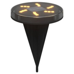 Walplus Solar Ground Lights With Ground Spikes Outdoor 12 Pcs Warm White - thumbnail 3