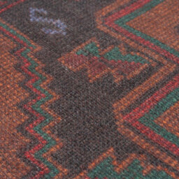 Loomed Distressed Maroon Red Brown Persian Style Washable Non Slip Runner Rug 60X240Cm - thumbnail 4