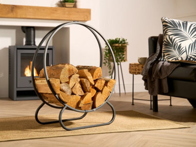 Adam Burford Firewood Log Holder In Black - image 1