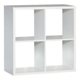 Furniture To Go Mauro 2X2 Storage Unit In Matt White - thumbnail 1