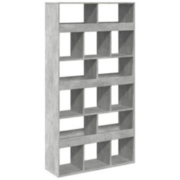 Berkfield Room Divider Concrete Grey 100X33X187.5 Cm Engineered Wood - thumbnail 6