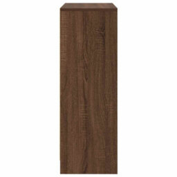Berkfield Sideboard With Drawers And Doors Brown Oak 73X31X90 Cm - thumbnail 7