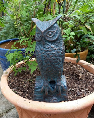 Inspirational Gifting Long Eared Owl Garden Sculpture Outdoor Figurine - image 1