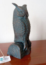Inspirational Gifting Long Eared Owl Garden Sculpture Outdoor Figurine - thumbnail 5