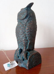 Inspirational Gifting Long Eared Owl Garden Sculpture Outdoor Figurine - thumbnail 4