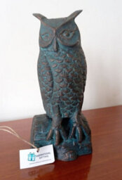 Inspirational Gifting Long Eared Owl Garden Sculpture Outdoor Figurine - thumbnail 3