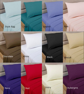 Homespace Direct Ltd Percale Cotton Platform Valance Cream King Sheet - image 1
