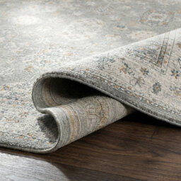 Livabliss Dresden-Vintage Grey Yellow Blue Traditional Boho Fringe Living Dining Bedroom Rug 200 X 290 Cm Easy Care, Non Shedding - thumbnail 4