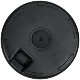 Outsunny 29Kg Round Parasol Base W/ Rattan Effect, Plastic Umbrella Stand, Black - thumbnail 9
