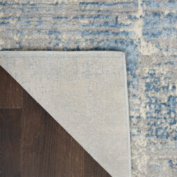 Ivory Grey Blue Modern Easy To Clean Abstract Rug For Dining Room Bedroom Living Room -160Cm X 221Cm - thumbnail 6