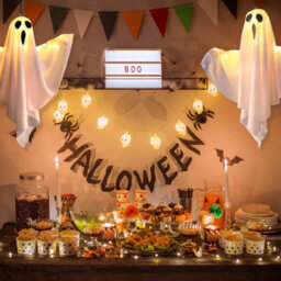 4 Pack Halloween Ghost Decorations With Led Lights, Battery Operated - thumbnail 2
