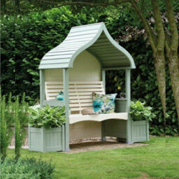 Afk Wooden Orchard Arbour Sage And Cream - thumbnail 2