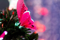 Shatchi 2Ft/60Cm Butterflies Fibre Optic Christmas Tree Led Pre-Lit - thumbnail 3