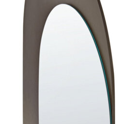 Beliani Wall Mirror Pigny 58 Cm 99 Cm Brown - thumbnail 5