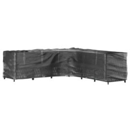Walplus L-Shaped Outdoor Garden Furniture Covers 2 Pcs 20 Eyelets 300X300X90 Cm - thumbnail 7