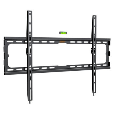 "Vonhaus Tv Wall Bracket For 37-80"" Screens, Ultra-Slim Wall Mount W/spirit Level, 45Kg Capacity, Max Vesa: 600X400mm" - image 1