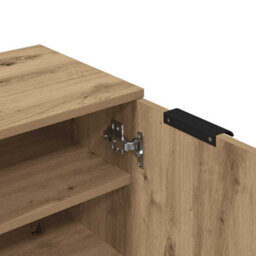 Vidaxl Shoe Cabinet Artisan Oak 29.5X35X100.5 Cm Engineered Wood - thumbnail 8