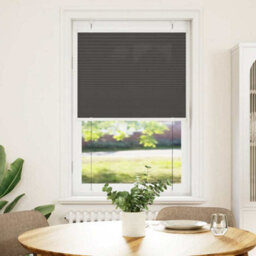 Berkfield Pleated Blind Black 80X100 Cm Fabric Width 79.4 Cm Polyester - thumbnail 2