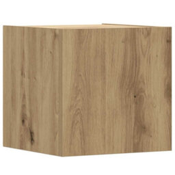 Berkfield 6 Piece Tv Cabinet Set Wall-Mounted Artisan Oak Engineered Wood - thumbnail 6
