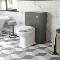 Affine Traditional Vanity Basin Unit & Toilet Combination Unit Bathroom Furniture Green - thumbnail 6