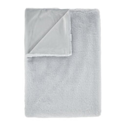 Catherine Lansfield Cosy Glamour Fur 130X170 Cm Blanket Throw Silver Grey - thumbnail 6