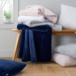 Catherine Lansfield Cosy Glamour Fur 130X170 Cm Blanket Throw Silver Grey - thumbnail 5