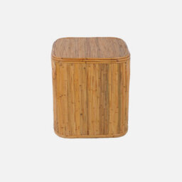 Sweeek - Pair Of Bedside Tables Or Side Tables In Natural Rattan Baya Natural 45X45X50 Cm - thumbnail 3