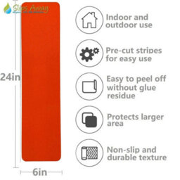 Slips Away Non Slip Tape Roll Pro - Anti Slip Traction For Indoor/outdoor 700mm X 18.3 Orange - thumbnail 2