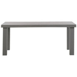 Beliani Garden Dining Table Taranto 180 Cm 90 Cm Concrete Grey - thumbnail 4