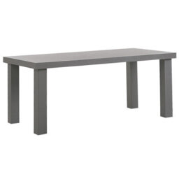Beliani Garden Dining Table Taranto 180 Cm 90 Cm Concrete Grey - thumbnail 1