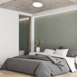 Milagro Ceiling Lamp Siena 25W Led 350 mm Stylish White And Chrome Circular Design Dimmable Including Remote Control - thumbnail 6