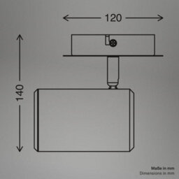 Briloner Wall Light Single Spotlight Reading Lamp Hallway Adjustable Gu10 Grey Coffee - thumbnail 7