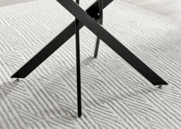 Furniturebox Uk Novara White Marble Black Leg 120Cm Round Dining Table & 6 Green Belgravia Black Leg Chairs - thumbnail 7
